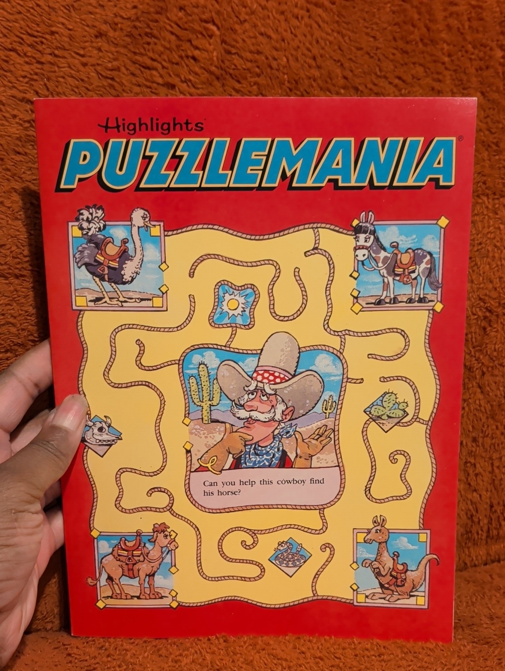 Highlights Puzzlemania Kids Activity Book - 1990